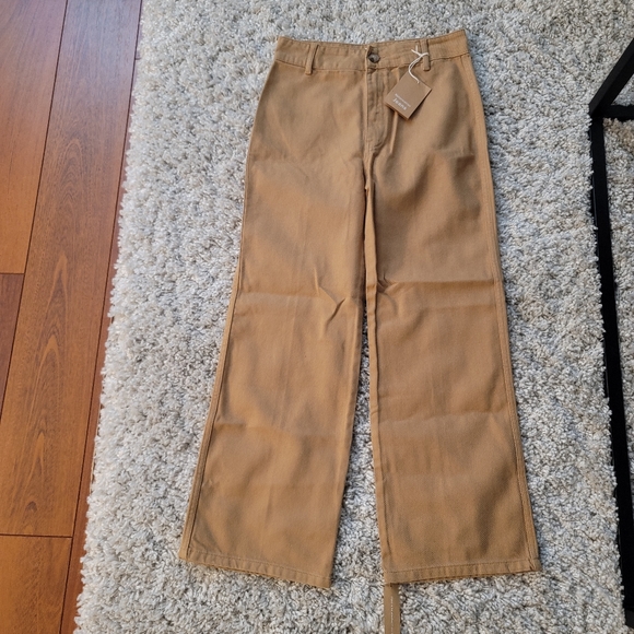 Reformation Tan High-Waisted Jeans - Picture 4 of 7